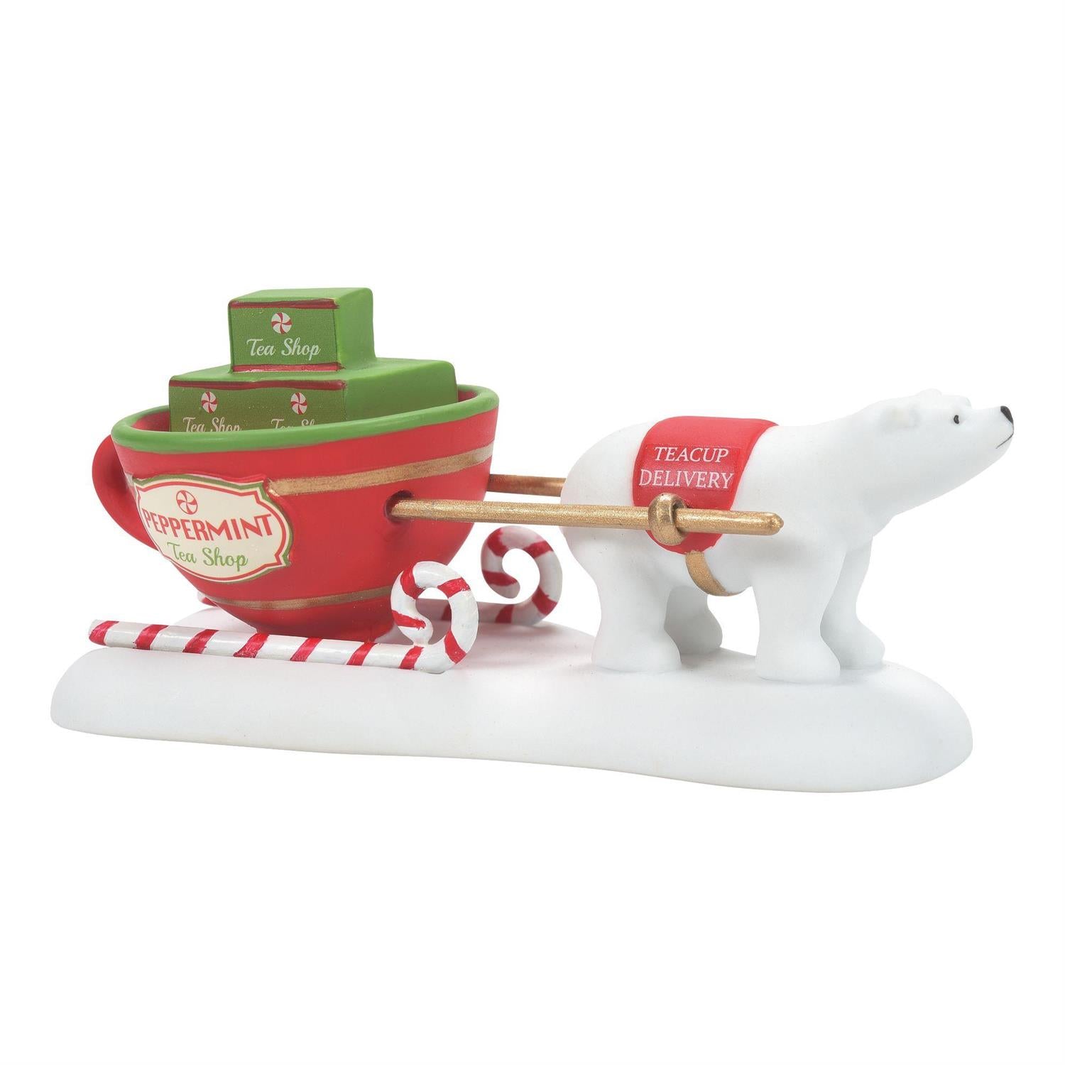 North Pole Village Teacup Delivery Service #6011407